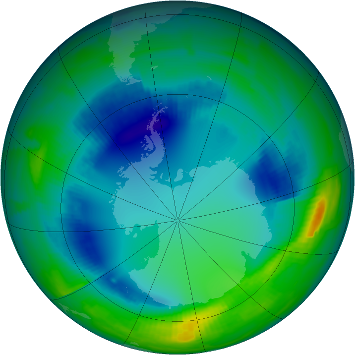 Ozone Map 1996-08-03